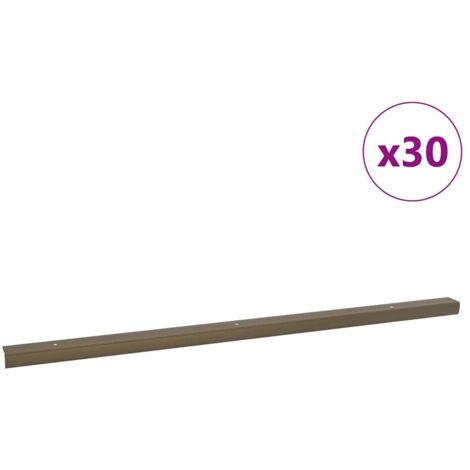 Nez de marche 30 pcs Marron 67 cm Aluminium CFW694720 (1/5)