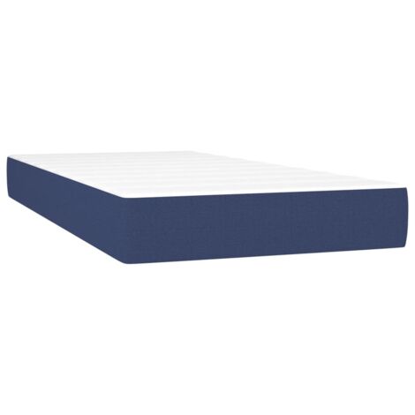 Matelas Matelas de lit à ressorts ensachés Bleu 100x200x20 cm Tissu CFW66695 CFW407773 (1/5)