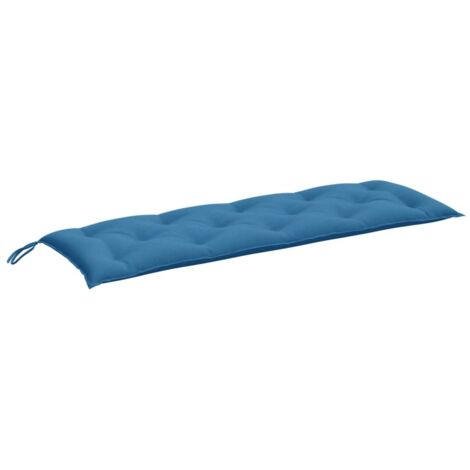 Coussin de banc de jardin,Coussin d'extérieur bleu mélangé 150x50x7 cm tissu CFW741060 (1/5)