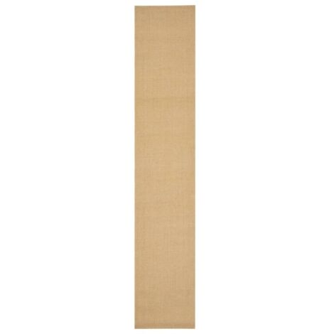 Tapis de sol,Tapis Sisal naturel 66x350 cm CFW540197 (1/5)