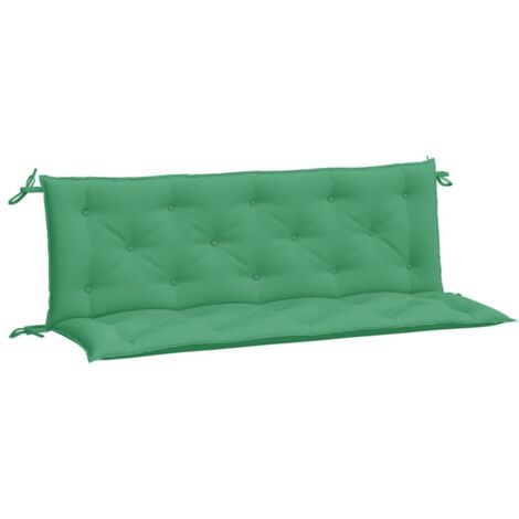 Coussins de banc jardin lot de 2,Coussins d'extérieur vert 150x50x7 cm tissu Oxford CFW569941 (1/5)
