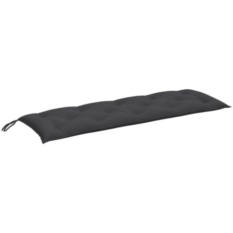 Coussin de banc de jardin,Coussin d'extérieur anthracite mélangé 150x50x7 cm tissu CFW902664 (1/5)