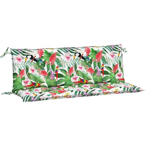 Coussins de banc de jardin lot de 2,Coussins d'extérieur multicolore 150x50x7 cm CFW559222 (1/5)