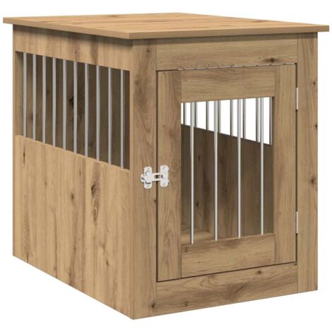 Meuble de cage pour chiens sonoma gris 45x62x59 cm | Leroy Merlin
