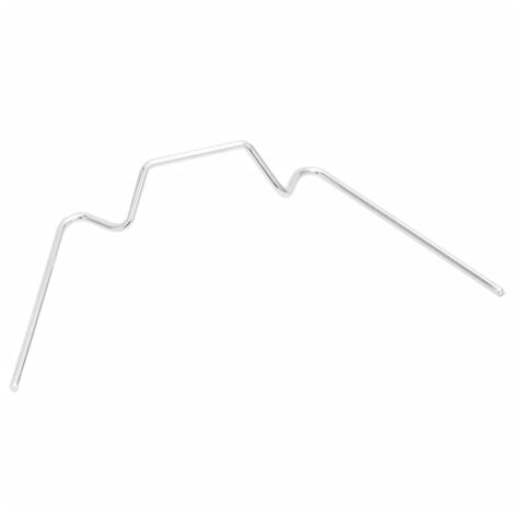 Clips pour serre 100 pcs type W acier galvanisé CFW50514 (1/5)