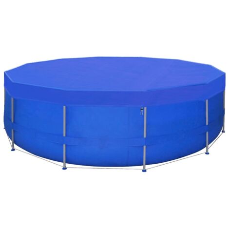 Couvertures de piscine 2 pcs PE Ronde 540 cm 90 g/m² CFW77273 (1/5)