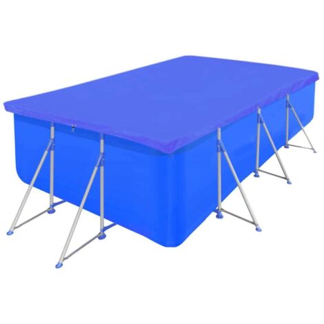 vidXL Couverture de piscine PE Rectangulaire g/m² 394 x 207 cm CFW59272 (1/5)