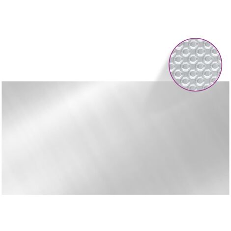 Couverture de piscine Argenté 549x274 cm PE CFW98171 (1/5)