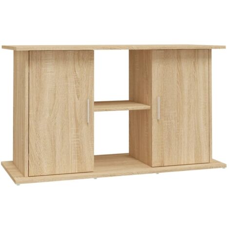 Support d'aquarium  Meuble pour Aquarium chêne sonoma 101x41x58 cm bois d'ingénierie CFW33517