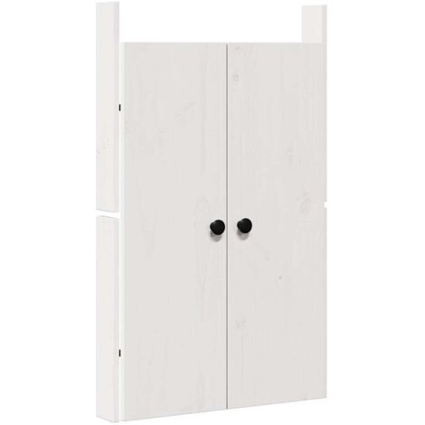 Porte de cuisine Blanc 50 x 9 x 82 cm Bois de pin massif CFW36243 (1/5)