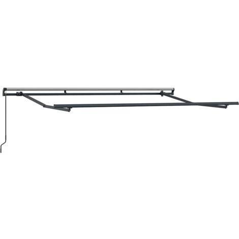Cadre de auvent Anthracite 3.5 x 2 m Métal CFW61815 (1/5)