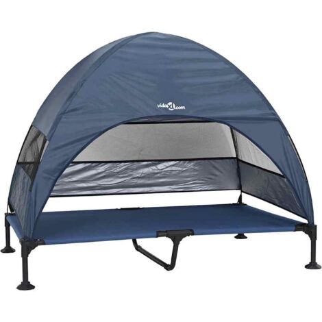 Lit surélevé pour chien Bleu marine 127 x 81 x 108 cm CFW97099 (1/5)