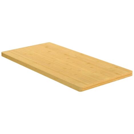 Plateau De Table Dessus de table Plan de travail 50x100x2,5 cm bambou451529 CFW30171 (1/5)