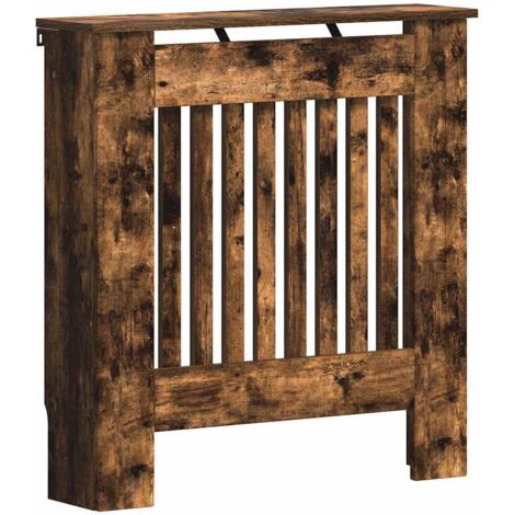 Cache-Radiateur Chêne fumé 78 x 19 x 81,5 cm Bois d'ingénierie CFW93617