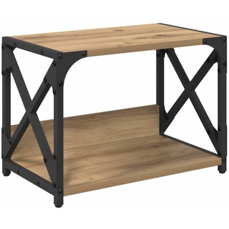 Support d'imprimante Chêne artisanal 44 x 26 x 31.5 cm CFW21704 (1/5)