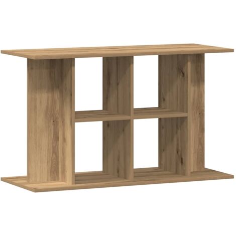 Support d'aquarium Meuble pour Aquarium chêne artisanal 100x40x60 cm bois ingénierie CFW32413