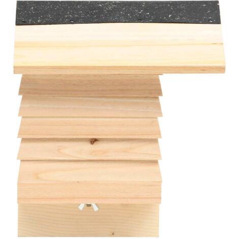 VX - Nichoirs 10 pcs Bois de sapin massif 12x12x22 cm - Jardin