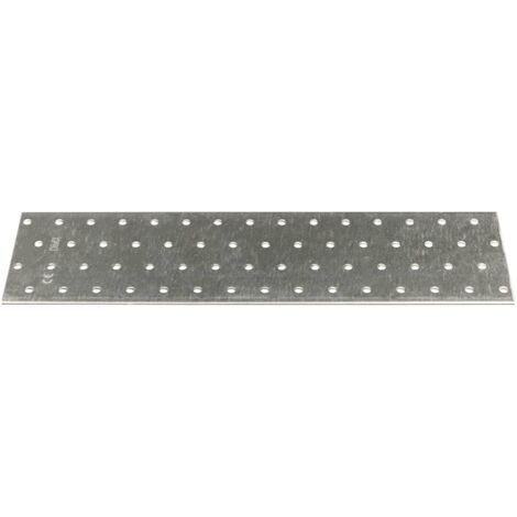4 Pièces Plaques Perforées, 100x50x2mm Plaques D'assemblage Perforée 4 Pièces Plaques Perforées, 100x50x2mm Plaques D'assemblage Perforée