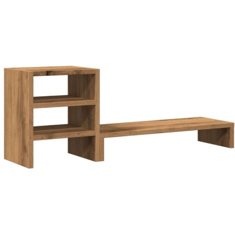 Support de moniteur Support d'écran et organisateur de bureau bois d'ingénierie CFW78440 (1/5)