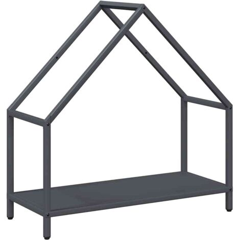 Porte-bûches  Portant de bois chauffage anthracite 60x25x60 cm CFW93776 (1/5)