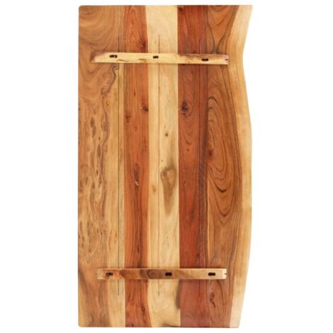 Dessus de meuble-lavabo de salle de bain Acacia 100x52x2,5 cm CFW30325