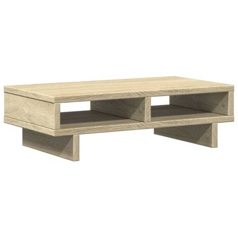 Support de moniteur Support d'écran chêne sonoma 50x27x15 cm bois d'ingénierie CFW88388 (1/5)