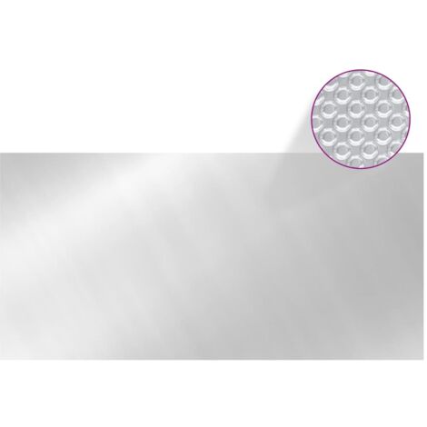 Couverture de piscine Argenté 450x220 cm PE CFW98763 (1/5)
