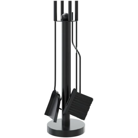 Ensemble d'ustensiles de cheminée 5 pièces 18 x 56 cm Acier CFW96890 (1/5)