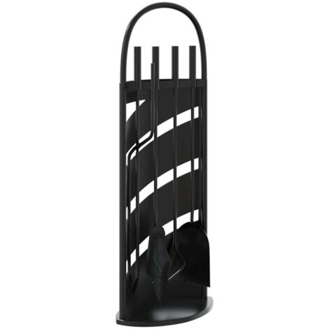Ensemble d'ustensiles de cheminée 5 pièces 23 x 15 x 66 cm Acier CFW60990 (1/5)
