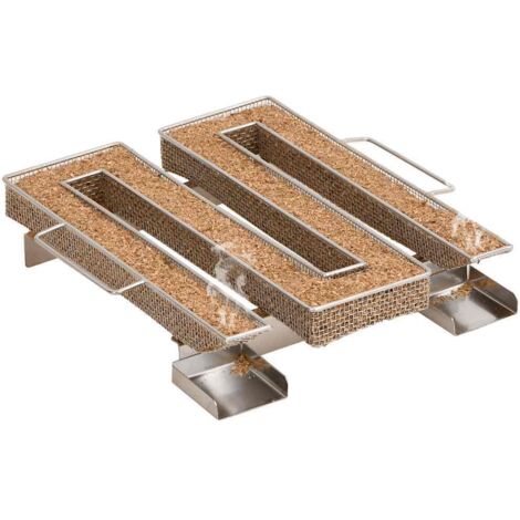 Générateur de fumée froide 4 côtés 22,5 cm acier inoxydable CFW81765 (1/5)