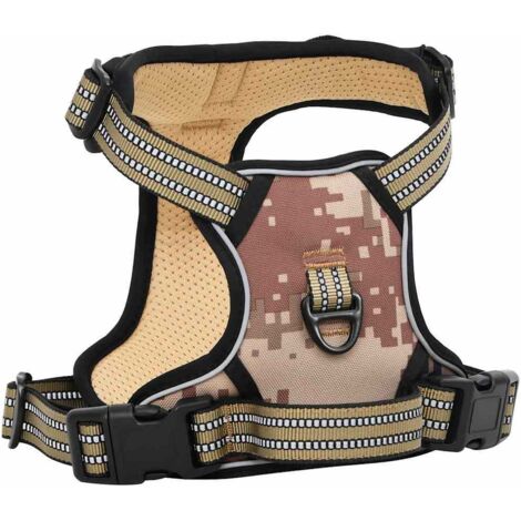 Harnais pour chien avec bandes réfléchissantes réglables L CFW19506 (1/5)