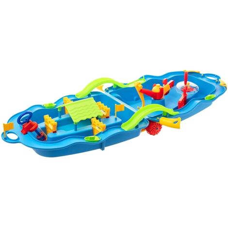 Chariot De Jeux D'eau – Table Aquatique Pliante 51x21,5x66,5 Cm – 21 Accessoires – PP – Dès 12 Mois