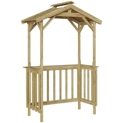 Abri pour barbecue Marron 133.5 x 63 x 200 cm Pin imprégné CFW45435