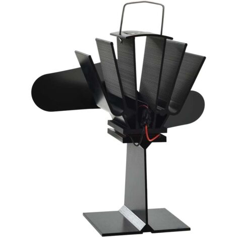 Ventilateur de poêle alimenté par chaleur 2 pales Noir CFW71920 (1/5)