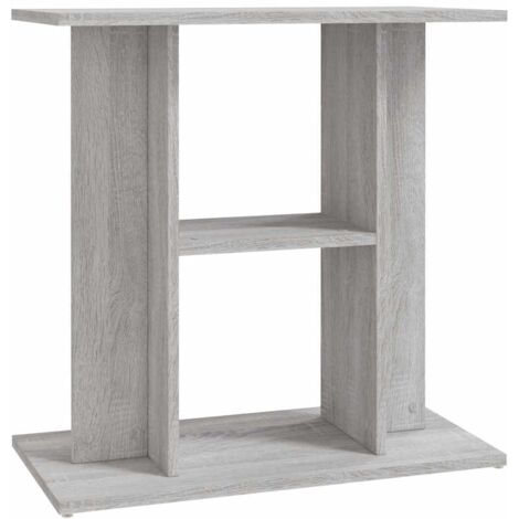 Support pour aquarium Meuble pour Aquarium sonoma gris 60x30x60 cm bois d'ingénierie CFW89025 (1/5)