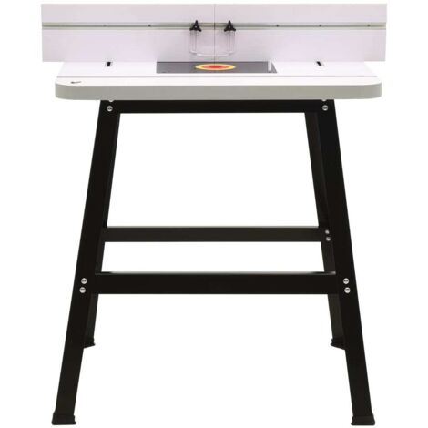 Table de toupie acier et MDF 81x61x88 cm CFW54383 (1/5)