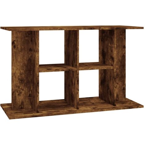 Support pour aquarium Meuble pour Aquarium chêne fumé 100x40x60 cm bois d'ingénierie CFW13374