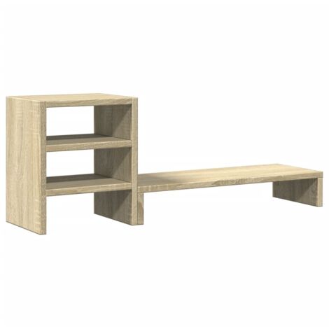 Support de moniteur Support d'écran et organisateur de bureau bois d'ingénierie CFW12380 (1/5)