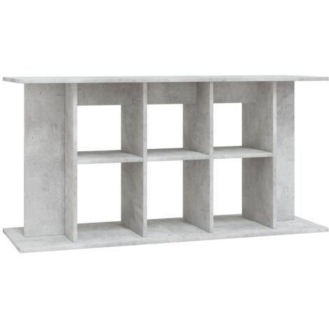 Support pour aquarium Meuble pour Aquarium gris béton 120x40x60 cm bois d'ingénierie CFW11389