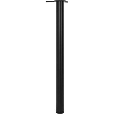 4 Pied de meuble，Pieds de table réglables en hauteur 870 mm Noir CFW53167