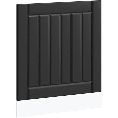 Panneau de lave-vaisselle Lucca noir bois d'ingénierie CFW20536 (1/5)
