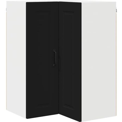 Meuble mural de cuisine，Armoire de cuisine Noir 57 x 57 x 80 cm Bois d'ingénierie CFW95457 (1/5)