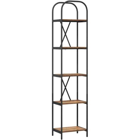 Étagères de rangement,Étagère Bois ancien 40 x 30 x 183 cm Bois d'ingénierie CFW53945 (1/5)