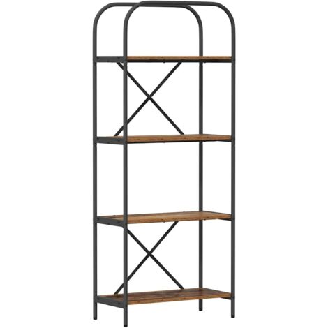 Étagères de rangement,Étagère Bois ancien 60 x 30 x 146 cm Bois d'ingénierie CFW78232 (1/5)