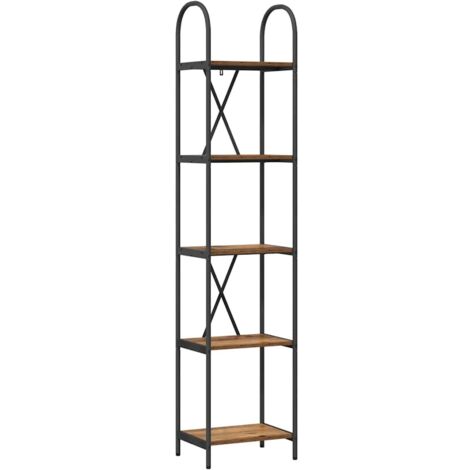 Étagères de rangement,Étagère Bois ancien 40 x 30 x 183 cm Bois d'ingénierie CFW38954 (1/5)