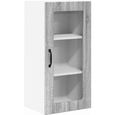 Meuble mural de cuisine,Armoire de cuisine avec porte Gris Sonoma 40 x 31 x 80 cm CFW57473 (1/5)