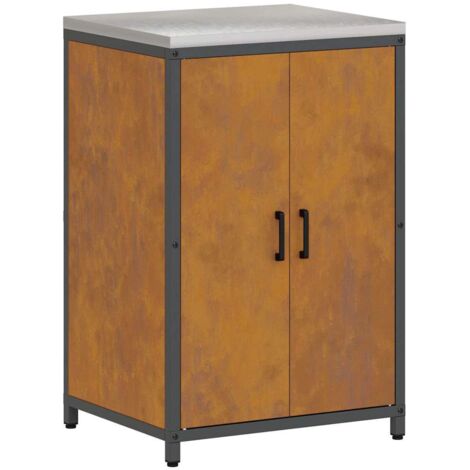 Meuble de rangement de cuisine avec tiroir avec étagère Rouillé CFW70894 (1/5)