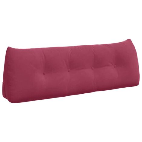 Coussin de Dos Bordeaux 140 x 24 x 50 cm Velours CFW38754 (1/5)