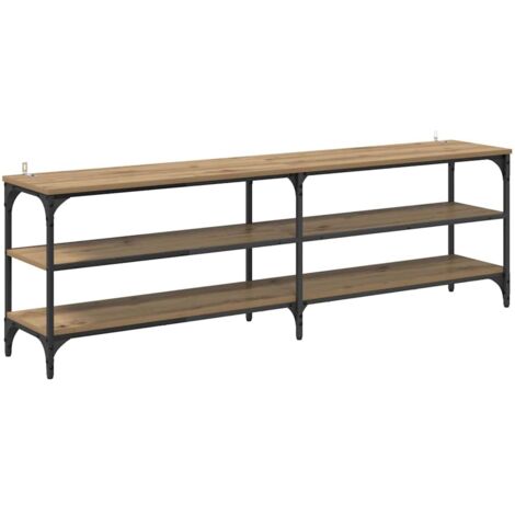 Meuble TV,Banc Tv Moderne,Meuble De Rangement Chêne artisanal 160 x 30 x 50 cm CFW87478 (1/5)