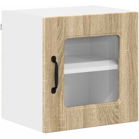 Meuble mural de cuisine，Armoire de cuisine avec porte Chêne Sonoma 40 x 31 x 40 cm CFW80909 (1/5)